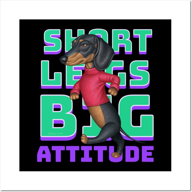 Short Legs Big Attitude Wall Art by Danny Gordon Art